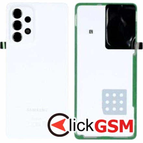 Piesa Capac Spate Cu Geam Camera Alb Samsung Galaxy A53 5g 1o3q