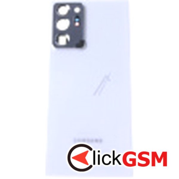 Piesa Piesa Capac Spate Cu Geam Camera Alb Samsung Galaxy Note20 Ultra 362z