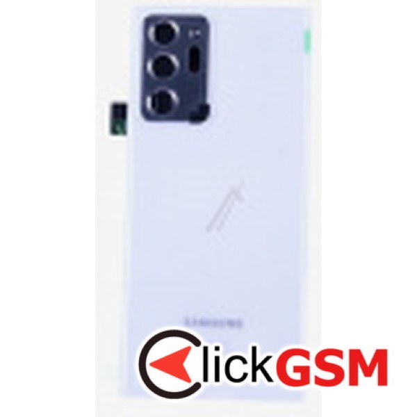 Piesa Piesa Capac Spate Cu Geam Camera Alb Samsung Galaxy Note20 Ultra 5g 1n42