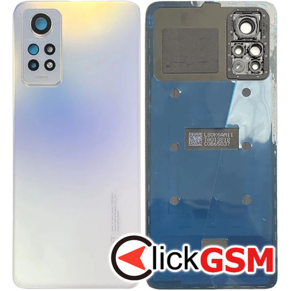 Piesa Capac Spate Cu Geam Camera Alb Xiaomi Redmi Note 12 Pro 4xcv