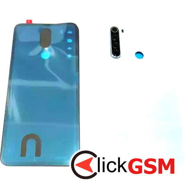 Piesa Capac Spate Cu Geam Camera Alb Xiaomi Redmi Note 8 3ifx