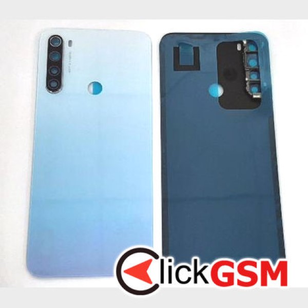 Piesa Capac Spate Cu Geam Camera Alb Xiaomi Redmi Note 8t 3aky