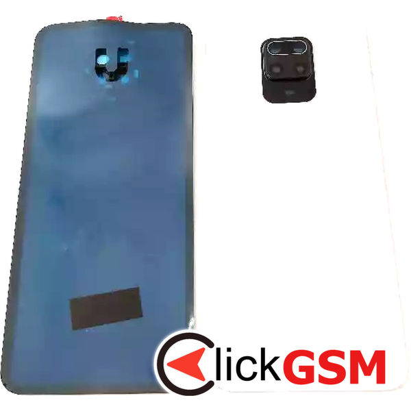 Piesa Piesa Capac Spate Cu Geam Camera Alb Xiaomi Redmi Note 9 Pro 2vm3