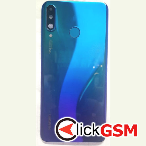 Piesa Capac Spate Cu Geam Camera Albastru Huawei P30 Lite 1vh6