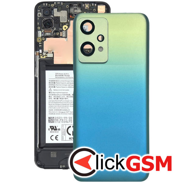 Piesa Capac Spate Cu Geam Camera Albastru Oneplus Nord Ce 2 Lite 5g 2syu