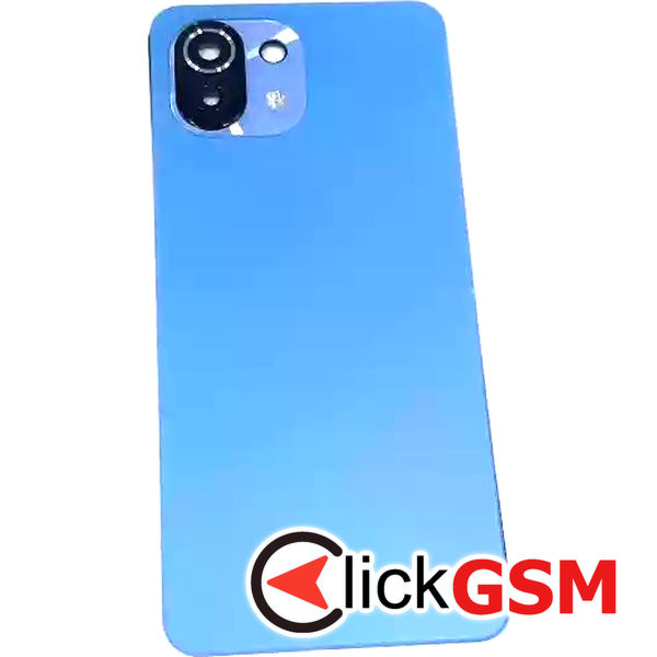 Piesa Capac Spate Cu Geam Camera Albastru Xiaomi Mi 11 Lite 37v9