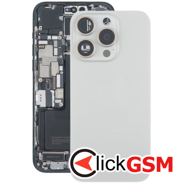 Piesa Piesa Capac Spate Cu Geam Camera Apple Iphone 15 Pro 4h5v