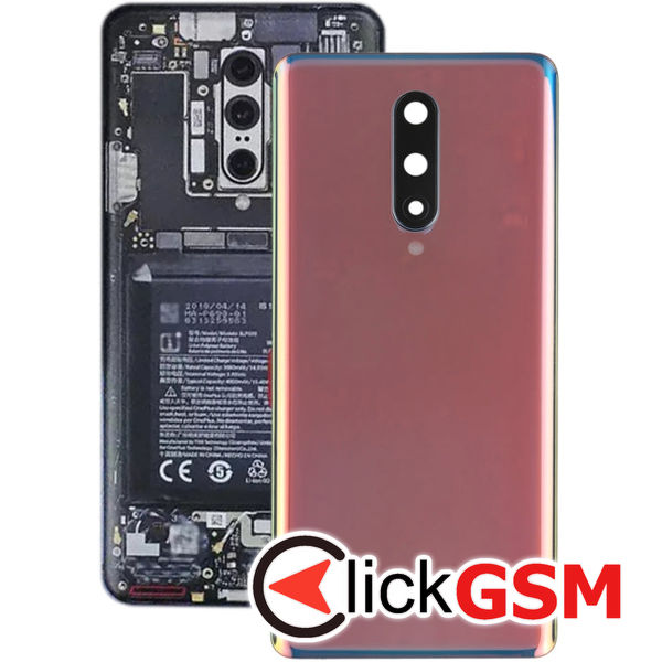 Piesa Piesa Capac Spate Cu Geam Camera Argintiu Oneplus 8 21ua