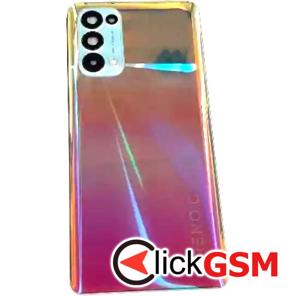 Piesa Piesa Capac Spate Cu Geam Camera Argintiu Oppo Reno5 5g 2qi3