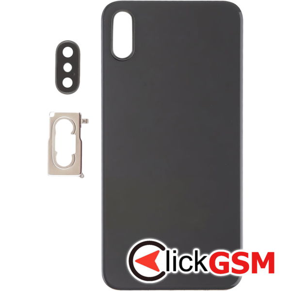 Piesa Piesa Capac Spate Cu Geam Camera Black Apple Iphone Xs 4n40