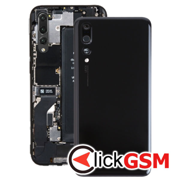 Piesa Capac Spate Cu Geam Camera Black Huawei P20 Pro 2bzm