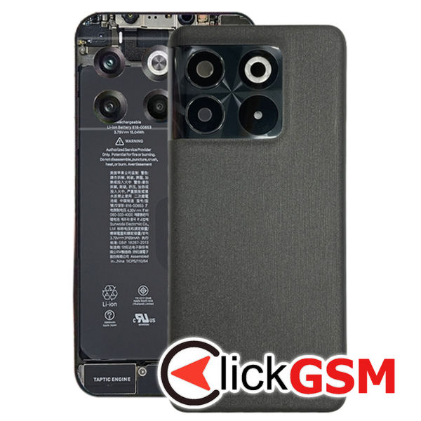 Piesa Capac Spate Cu Geam Camera Black Oneplus 10t 2tgl