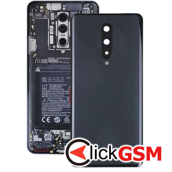 Piesa Piesa Capac Spate Cu Geam Camera Black Oneplus 8 21ud