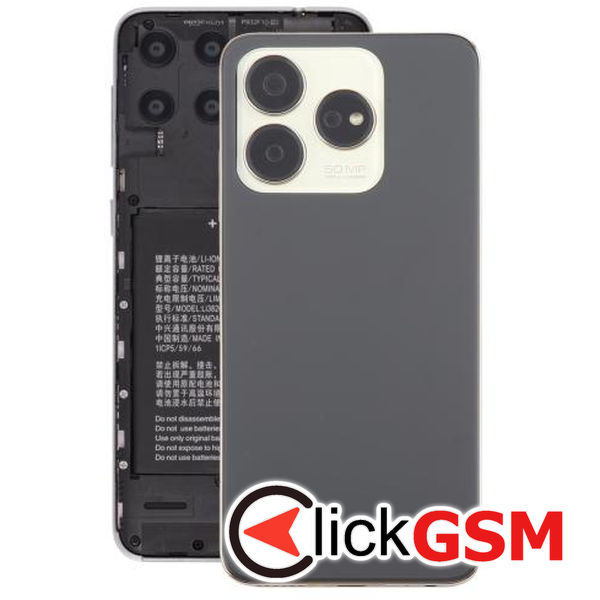 Piesa Piesa Capac Spate Cu Geam Camera Black Zte Axon 60 4p9p