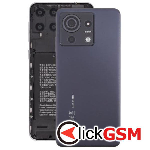 Piesa Piesa Capac Spate Cu Geam Camera Black Zte Blade V50 Vita 4pao