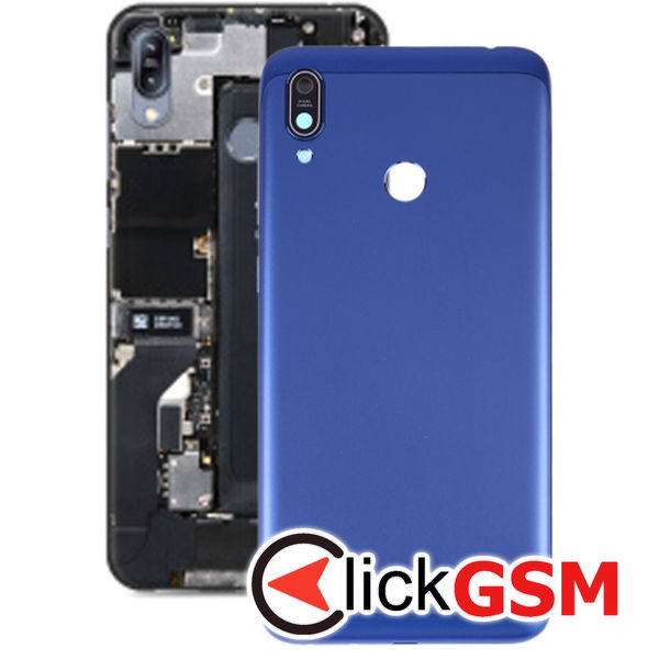 Piesa Capac Spate Cu Geam Camera Blue Asus Zenfone Max M2 24zh