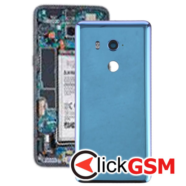 Piesa Piesa Capac Spate Cu Geam Camera Blue Htc U11 Eyes 4nb0