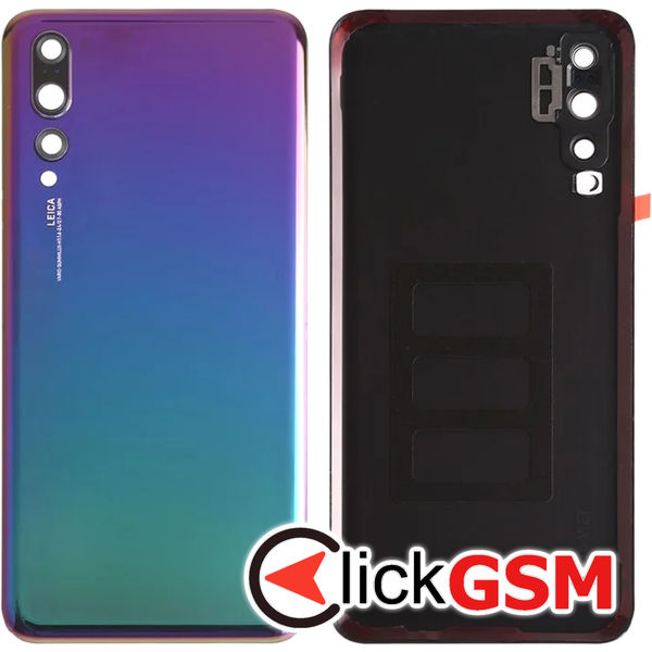 Piesa Capac Spate Cu Geam Camera Blue Huawei P20 Pro 3h9s