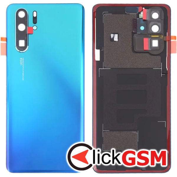 Piesa Capac Spate Cu Geam Camera Blue Huawei P30 Pro 1lz8