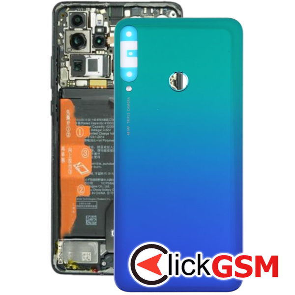 Piesa Piesa Capac Spate Cu Geam Camera Blue Huawei P40 Lite E 2ewp