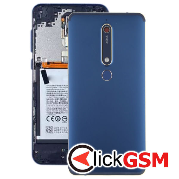 Piesa Capac Spate Cu Geam Camera Blue Nokia 6.1 49kf