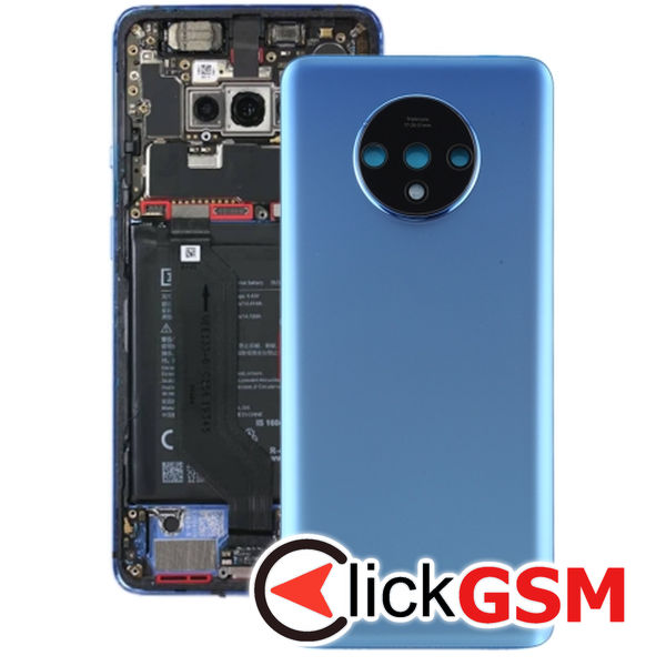 Piesa Capac Spate Cu Geam Camera Blue Oneplus 7t 21ys