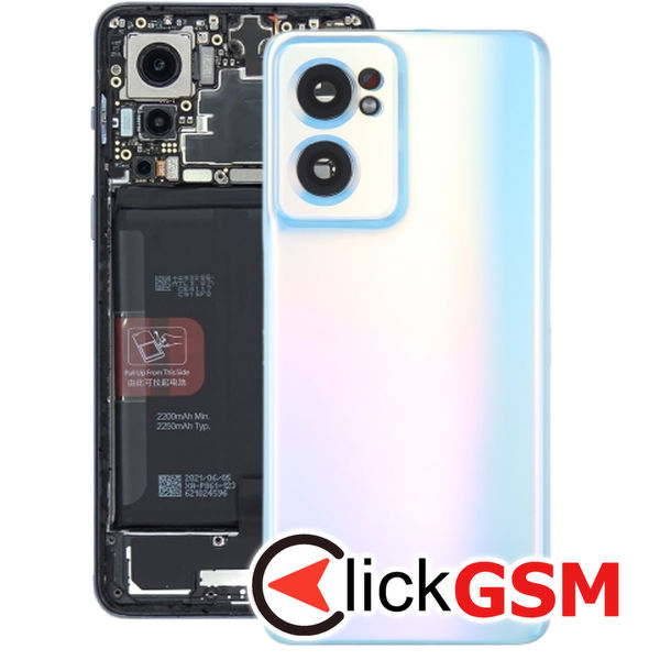 Piesa Piesa Capac Spate Cu Geam Camera Blue Oneplus Nord Ce 2 5g 2uen