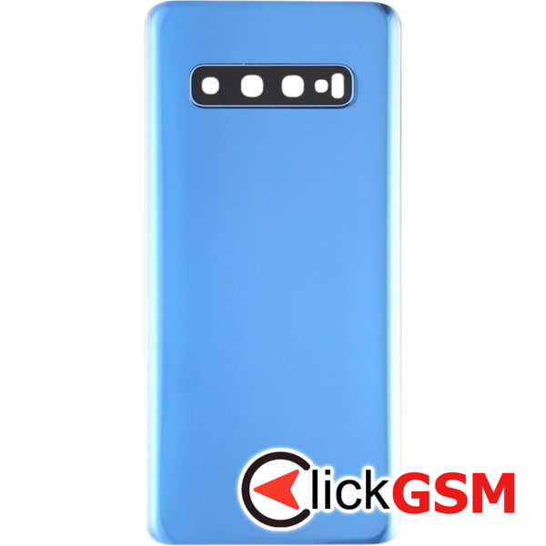 Piesa Piesa Capac Spate Cu Geam Camera Blue Samsung Galaxy S10 4ams