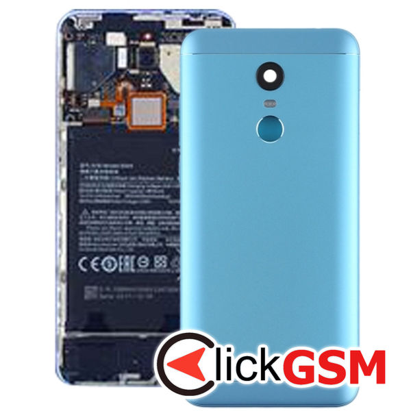 Piesa Capac Spate Cu Geam Camera Blue Xiaomi Redmi 5 Plus 25w5