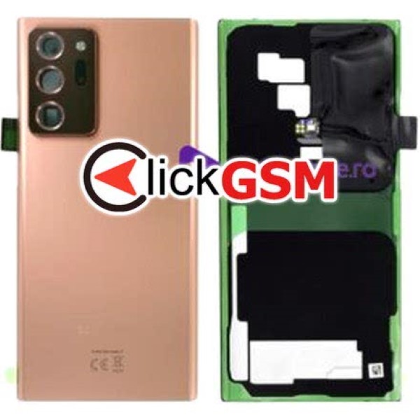 Piesa Capac Spate Cu Geam Camera Bronze Samsung Galaxy Note20 Ultra Xuk