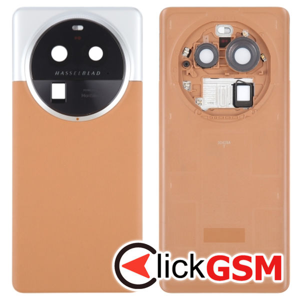 Piesa Capac Spate Cu Geam Camera Brown Oppo Find X6 Pro 1f05