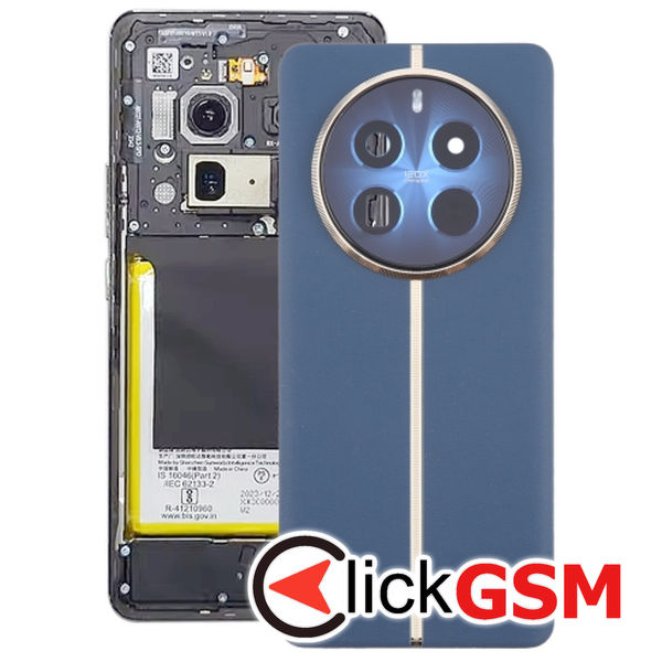 Piesa Piesa Capac Spate Cu Geam Camera Dark Blue Realme 12 Pro.plus 5g 48n1