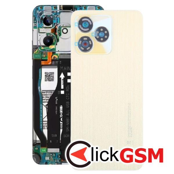 Piesa Capac Spate Cu Geam Camera Gold Realme C53 2zf7