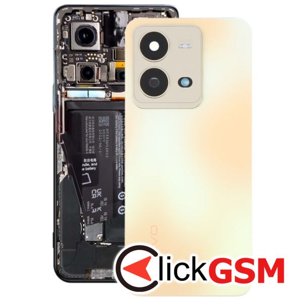 Piesa Capac Spate Cu Geam Camera Gold Vivo V25 2t82