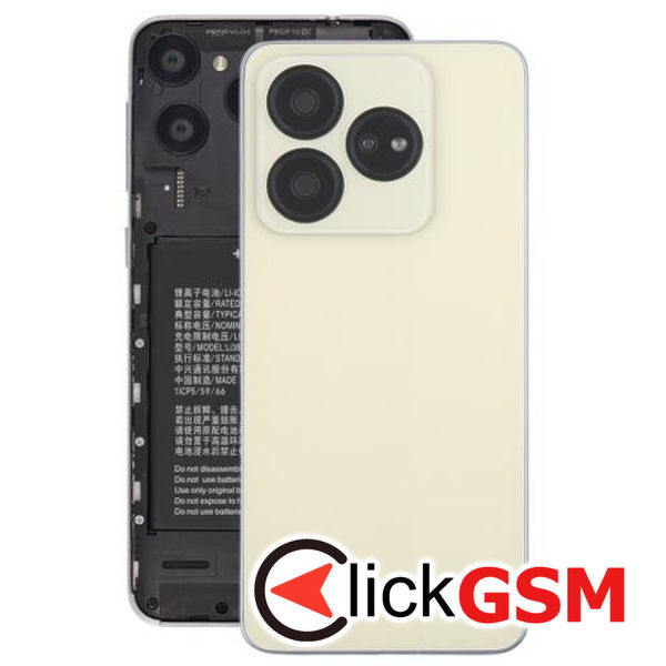 Piesa Piesa Capac Spate Cu Geam Camera Gold Zte Axon 60 Lite 4p9v