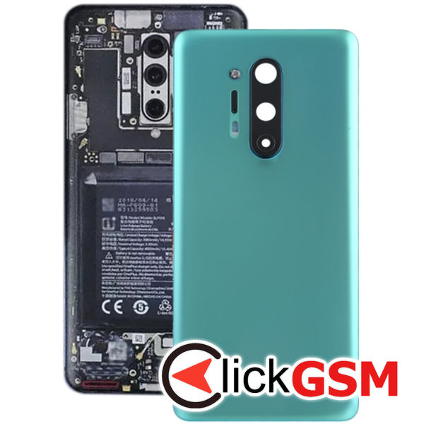 Piesa Piesa Capac Spate Cu Geam Camera Green Oneplus 8 Pro 21ue