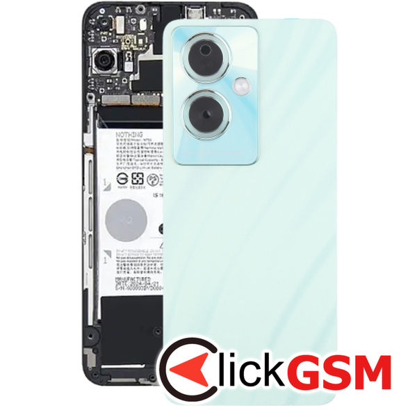 Piesa Capac Spate Cu Geam Camera Green Oppo A79 5g 48n9