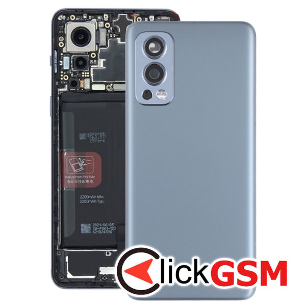 Piesa Capac Spate Cu Geam Camera Grey Oneplus Nord 2 5g 21u5