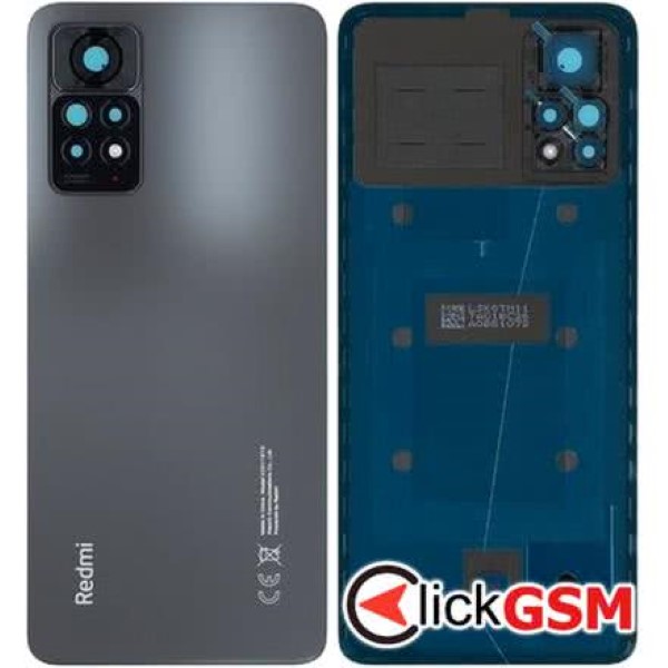 Piesa Capac Spate Cu Geam Camera Gri Inchis Xiaomi Redmi Note 11 Pro 2g1i