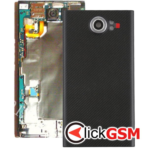 Piesa Piesa Capac Spate Cu Geam Camera Negru Blackberry Priv 21pd