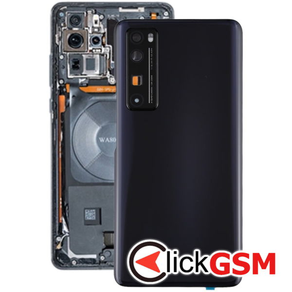 Piesa Capac Spate Cu Geam Camera Negru Huawei Nova 7 Pro 5g 2f5c