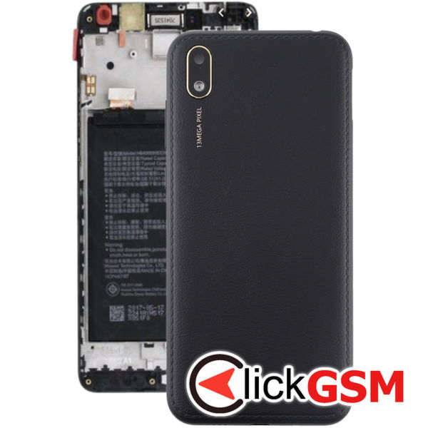 Piesa Capac Spate Cu Geam Camera Negru Huawei Y5 2019 2bfb