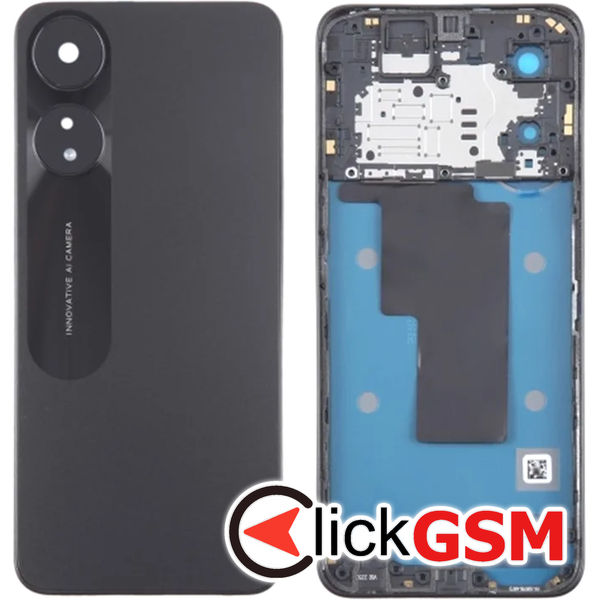 Piesa Piesa Capac Spate Cu Geam Camera Negru Oppo A78 5g 4u10