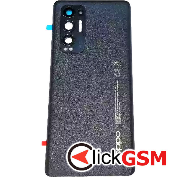 Piesa Capac Spate Cu Geam Camera Negru Oppo Find X3 Neo 32d8