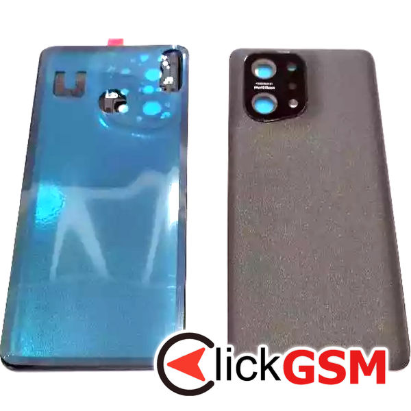 Piesa Capac Spate Cu Geam Camera Negru Oppo Find X5 3fy8