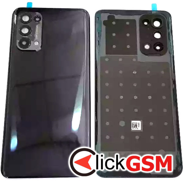 Piesa Piesa Capac Spate Cu Geam Camera Negru Oppo Reno5 2qlu