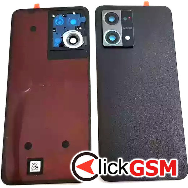 Piesa Capac Spate Cu Geam Camera Negru Oppo Reno7 2qlp