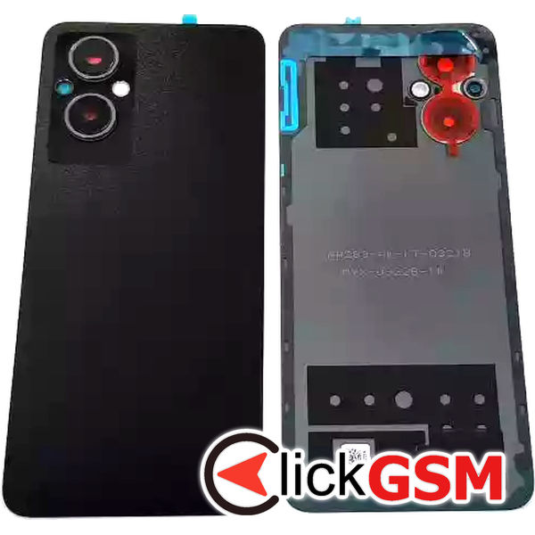 Piesa Capac Spate Cu Geam Camera Negru Oppo Reno8 Lite 5g 2yq3