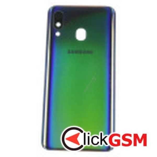 Piesa Piesa Capac Spate Cu Geam Camera Negru Samsung Galaxy A40 6m1