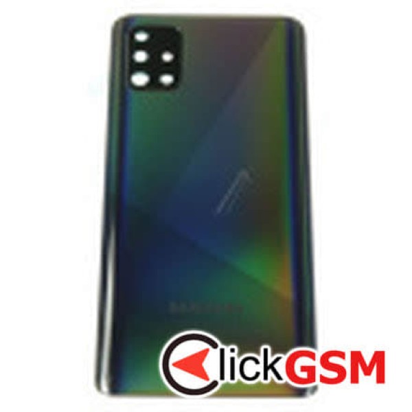 Piesa Capac Spate Cu Geam Camera Negru Samsung Galaxy A51 6lh